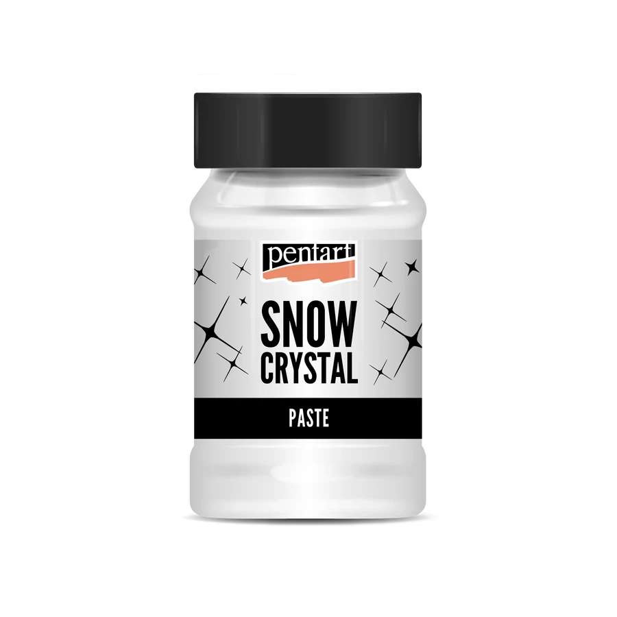 Pentart Snow Crystal paste 100 ml - Bilde 1