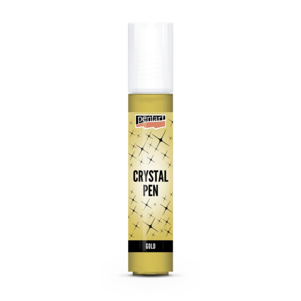 Pentart Crystal pen 30 ml - Gold
