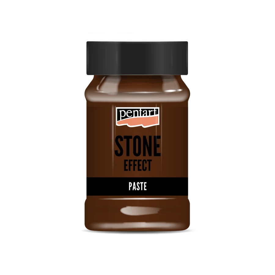 Pentart Stone effect paste 100 ml - Terracotta - Bilde 1