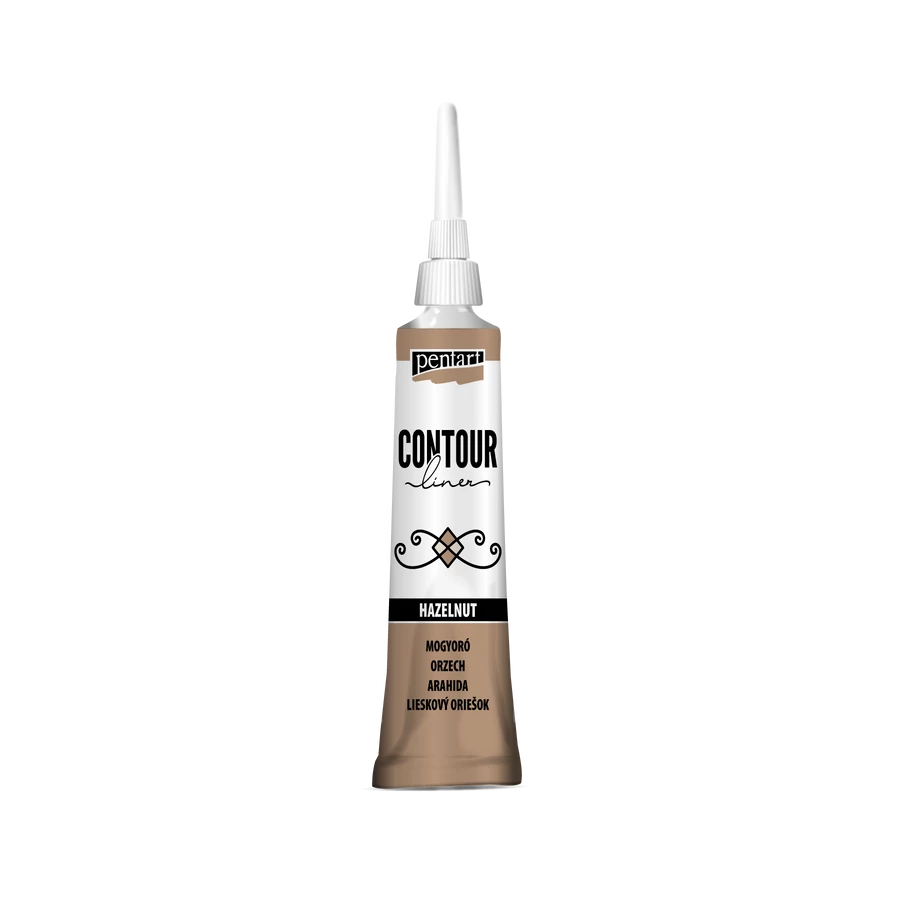 Pentart Contour liner 20 ml - Peanut - Bilde 1