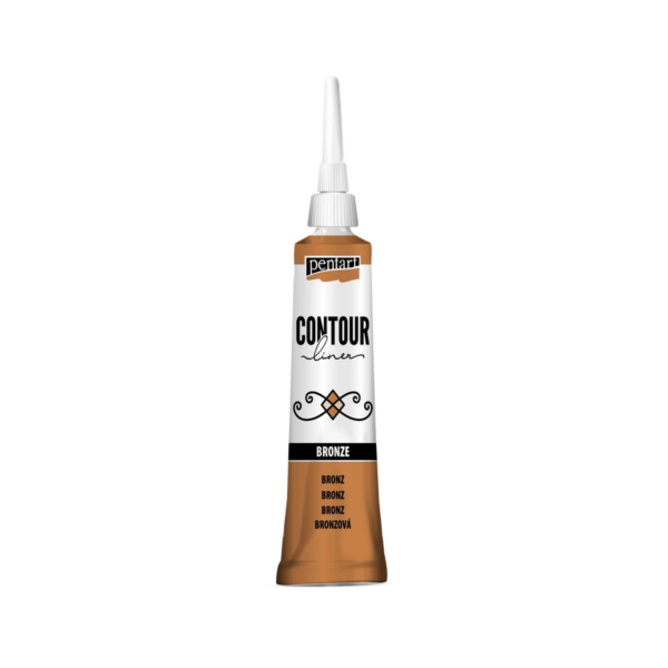 Pentart Contour liner 20 ml - Bronze