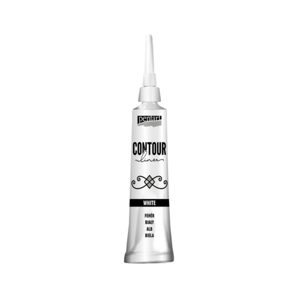 Pentart Contour liner 20 ml - White