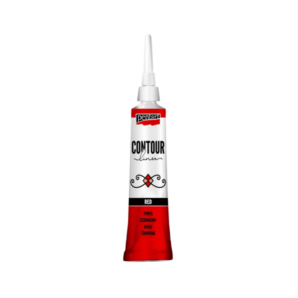 Pentart Contour liner 20 ml - Red