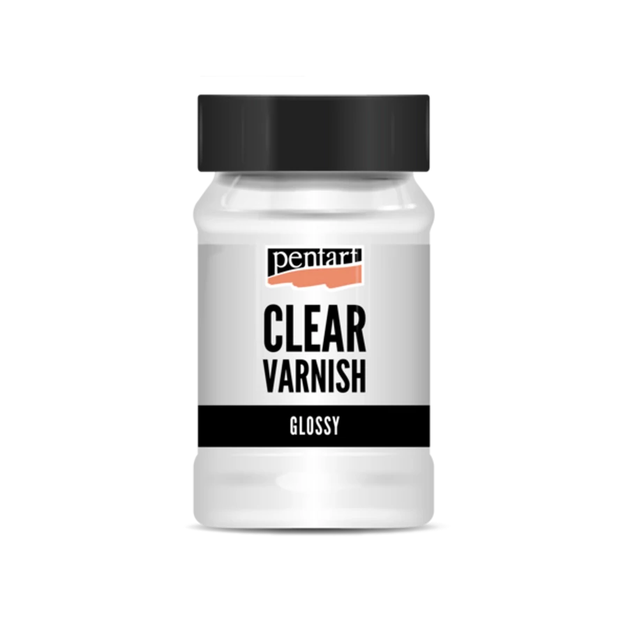 Pentart Clear glossy varnish solvent-based 100 ml - Bilde 2