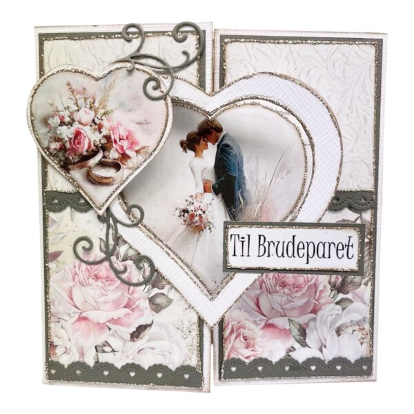 Kit 26 Bryllupskort med åpen ramme