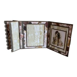 Kit 27 Brettekort med Blondeklaffer - Bryllup - Bilde 3