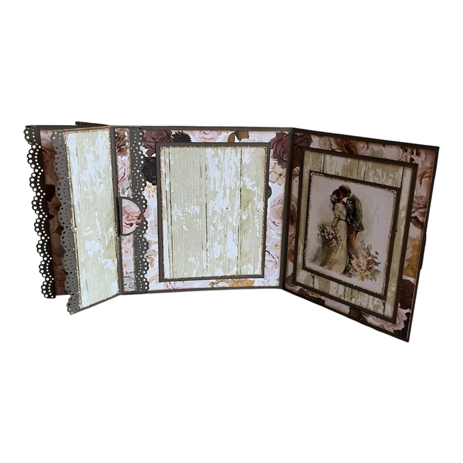 Kit 27 Brettekort med Blondeklaffer - Bryllup - Bilde 3