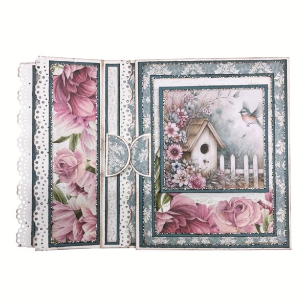 Kit 28 Brettekort med Blondeklaffer - Fuglehus