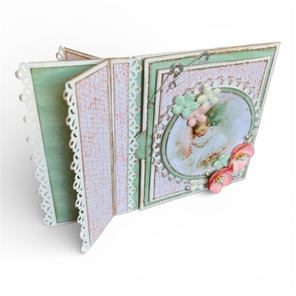 Kit 29 Brettekort med Blondeklaffer - Baby