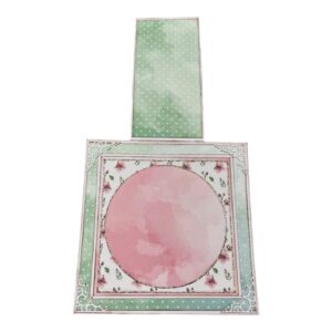 Kit 30 Kort med Smal klaff - Jenter med roser i håret - Bilde 3