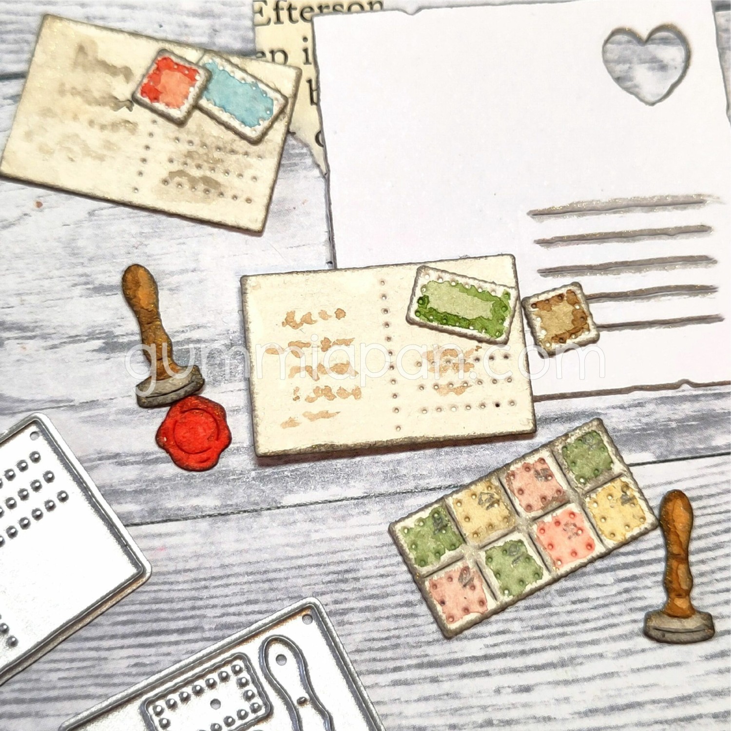 Gummiapan Die Mini segl, frimerke og brev - Bilde 1