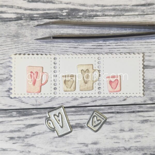 Gummiapan Dies Hjertlige kopper