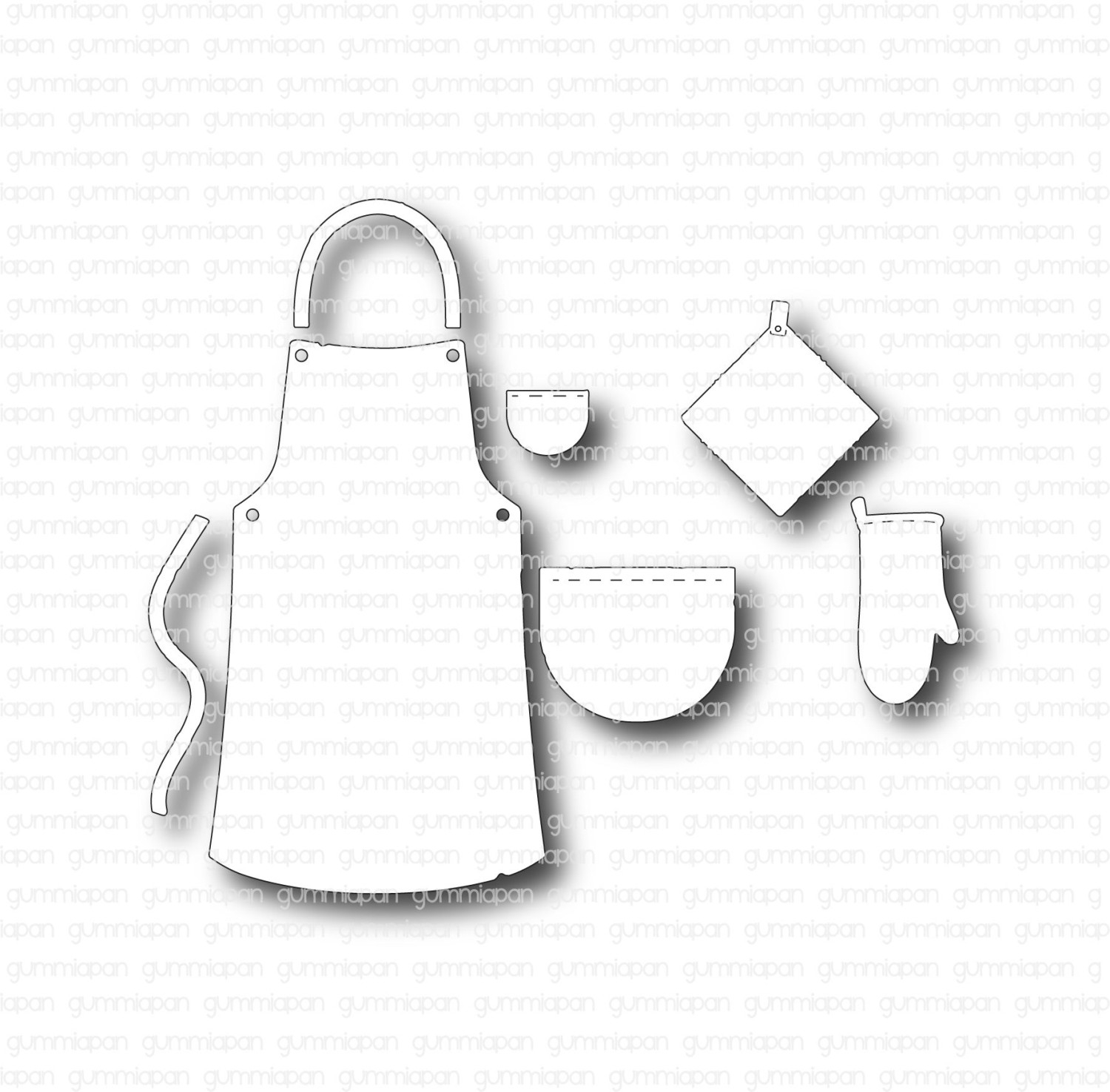 Gummiapan Dies Forkle sett - Bilde 1