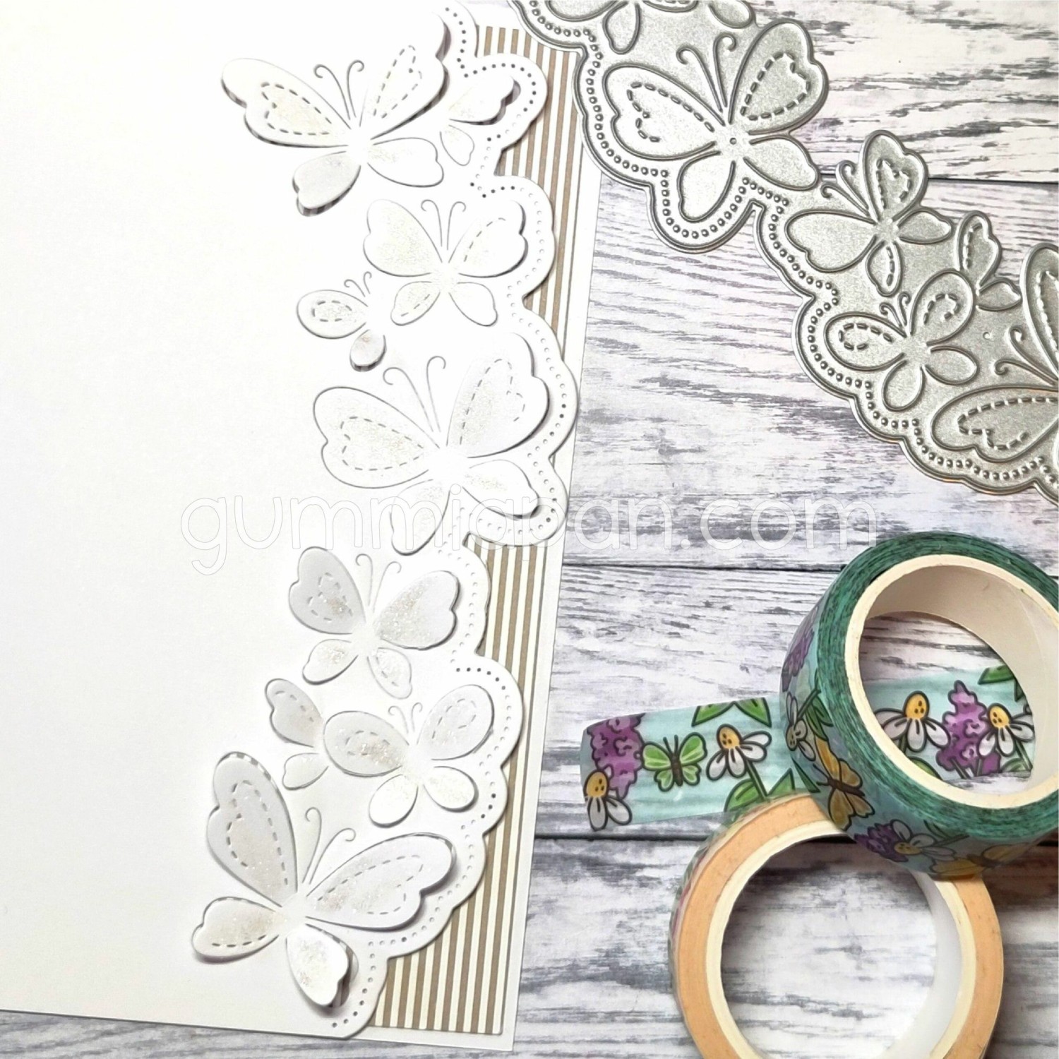 Gummiapan Die Sommerfugl Bord - Bilde 1