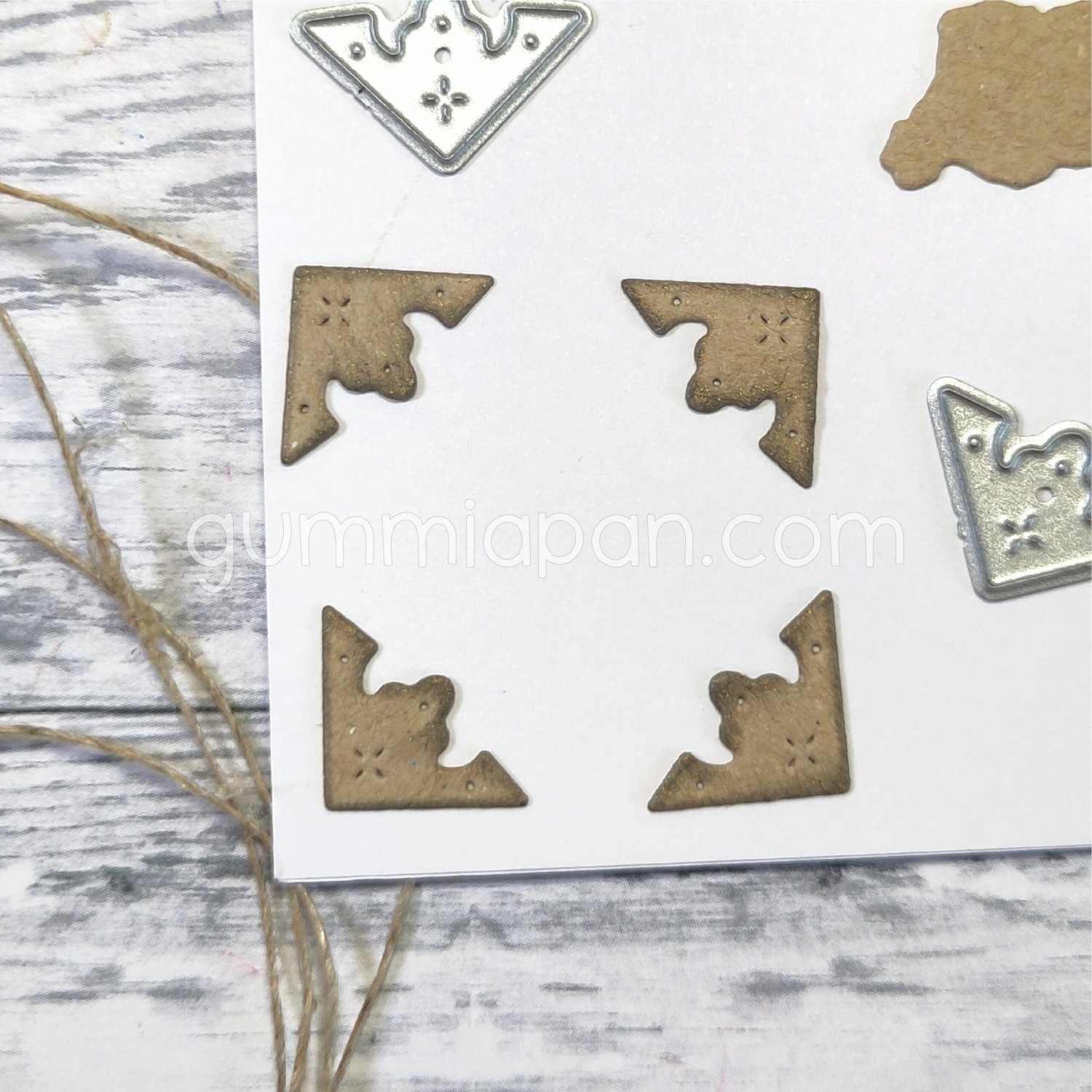 Gummiapan Dies Enkelt fotohjørne - Bilde 1