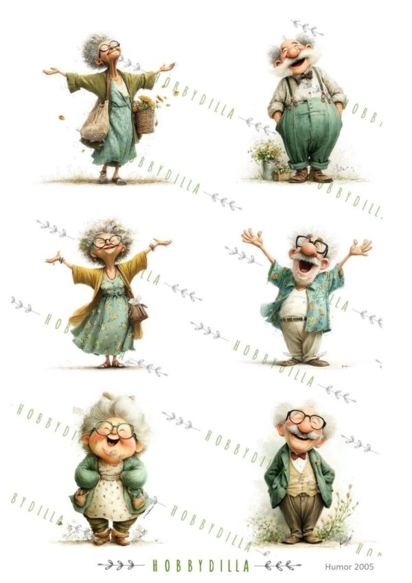 Rispapir Humor 2005 Gammel og Glad