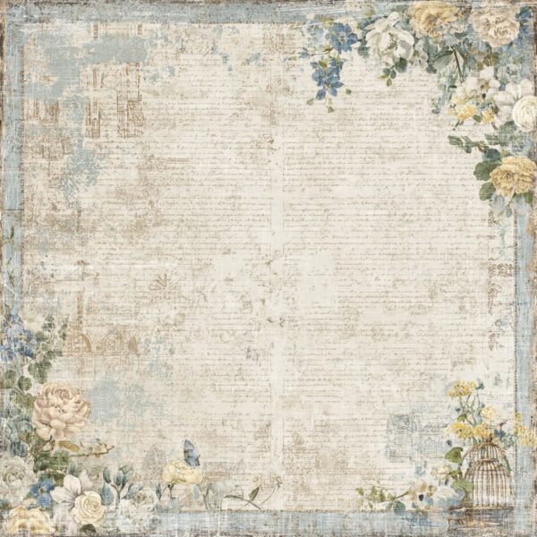 Reprint Summer Meadow Collection - Floral Frame RP0758