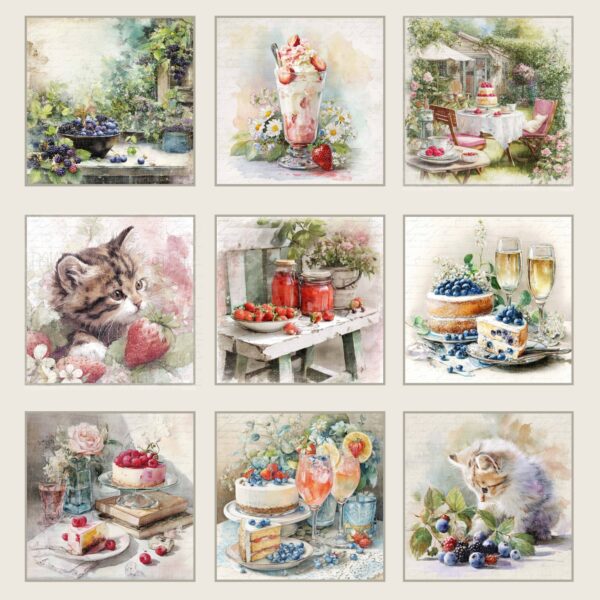 Reprint Summer Garden Collection - Tags RP0754
