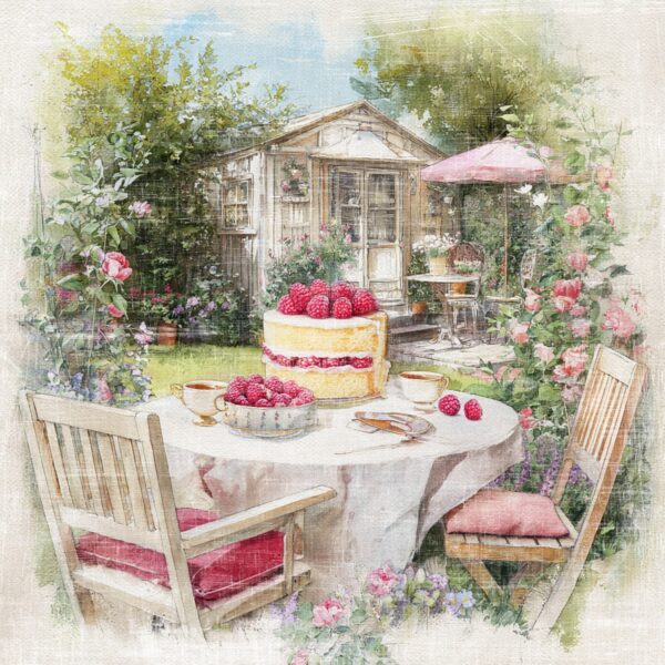 Reprint Summer Garden Collection - Romantic Garden RP0750
