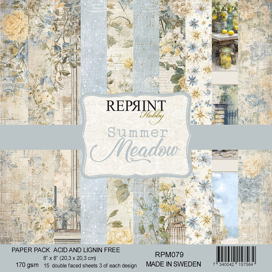 Reprint Summer Meadow Collection - 8x8 - Bilde 1