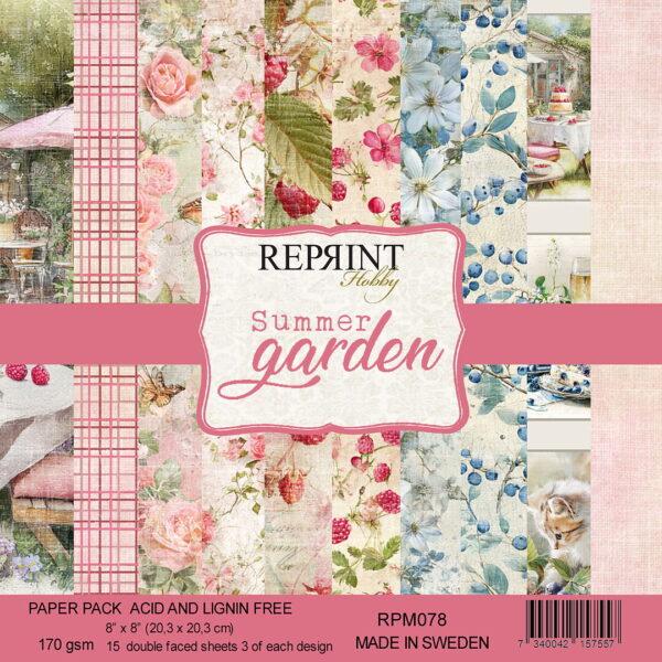 Reprint Summer Garden Collection - 8x8