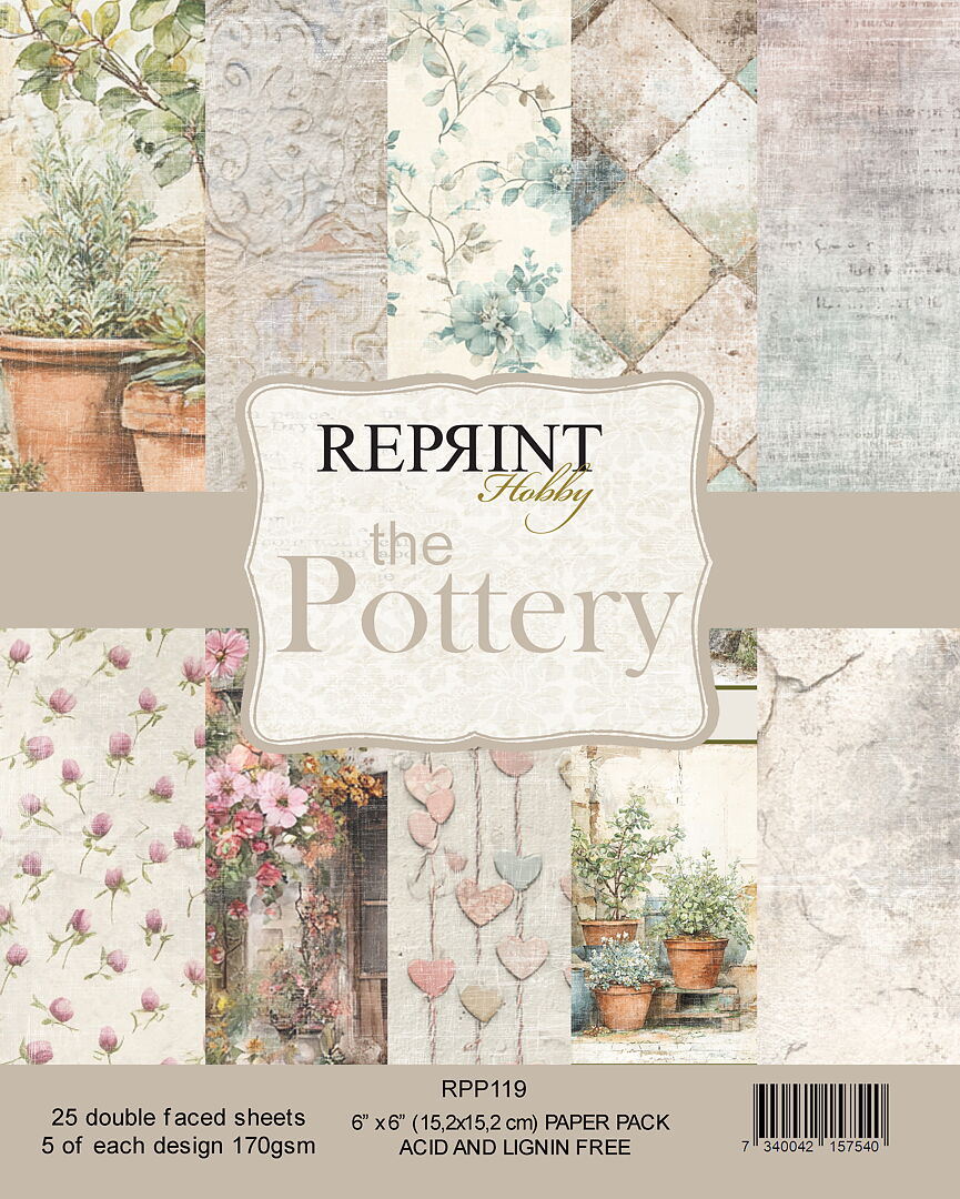 Reprint The Pottery Collection - 6x6 Blokk - Bilde 1