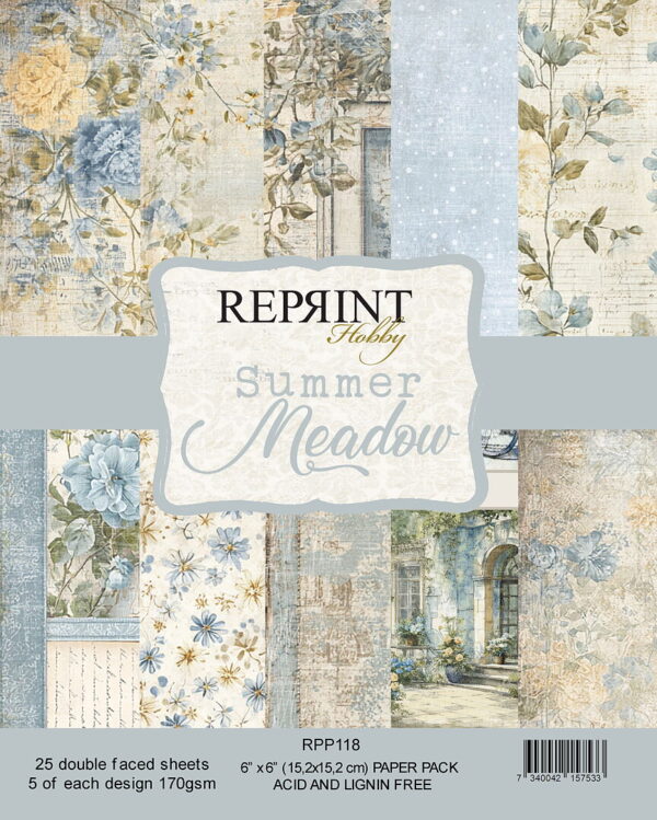 Reprint Summer Meadow - 6x6 Blokk