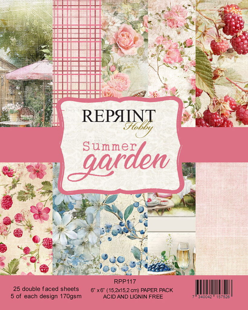 Reprint Summer Garden - 6x6 Blokk