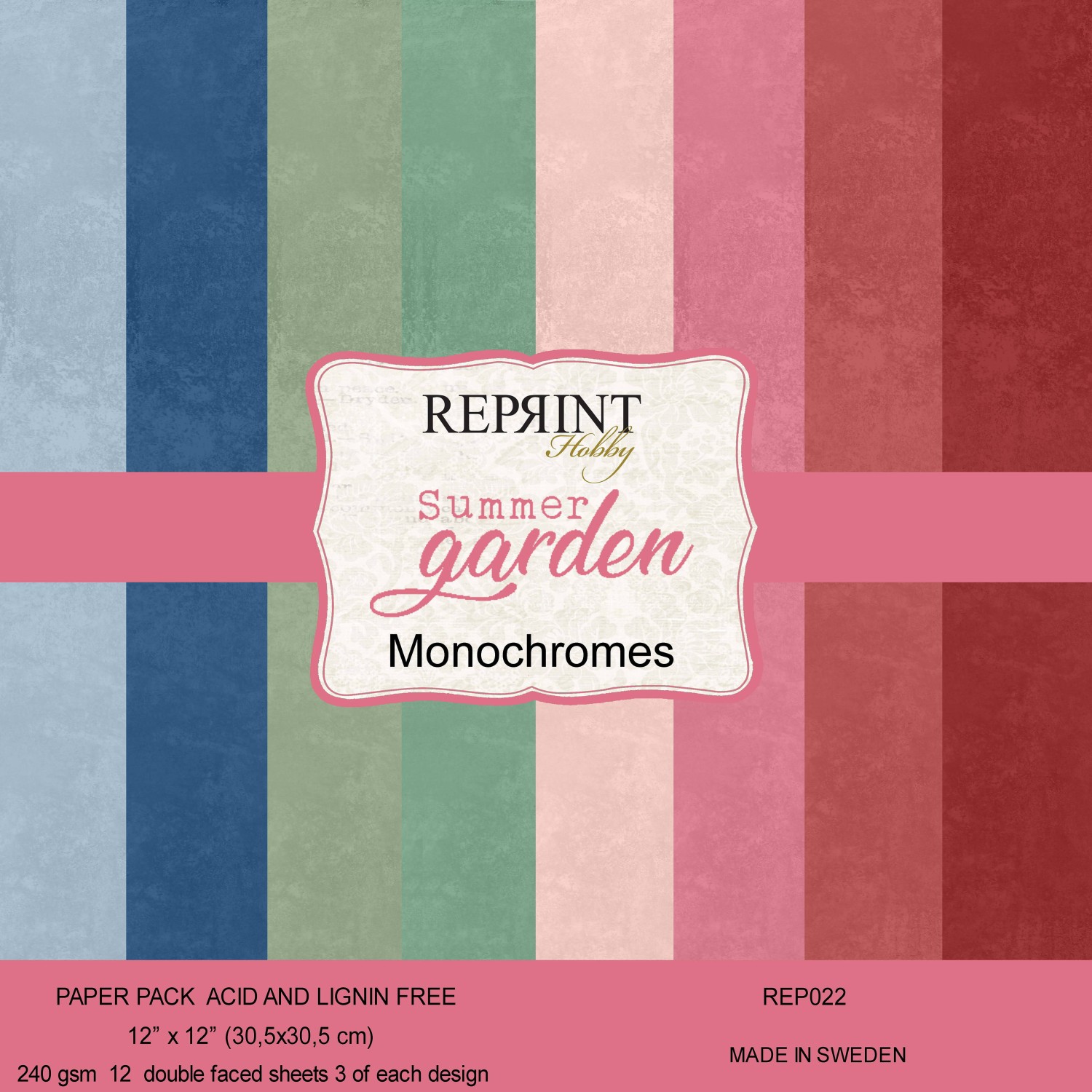 Reprint Summer Garden Monochromes 12X12 - Bilde 1