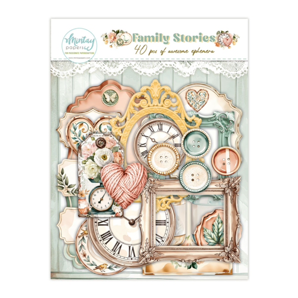 Mintay  Family Stories Ephemera 40 stk