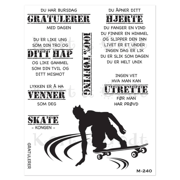 Kort & Godt Stempel - Håp 2404