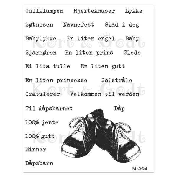 Kort & Godt Stempel - Hjerteknuser 2044