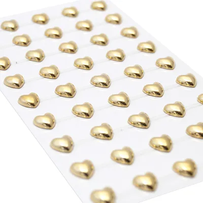 Halvperler Hjerte Gull 0206