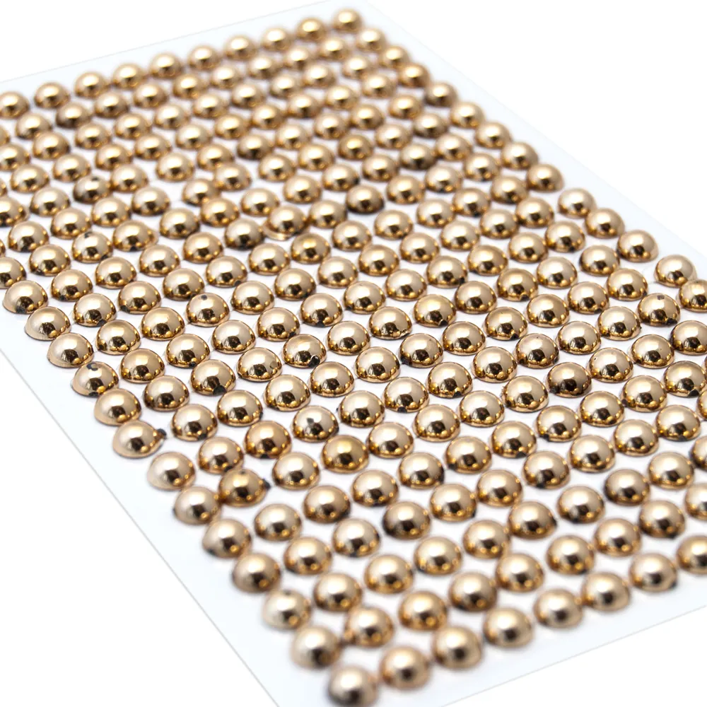 Halvperler 6mm Gull 4922 - Bilde 1