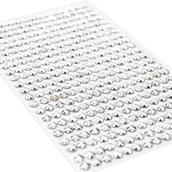 Halvperler Bling 5mm Sølv 5560