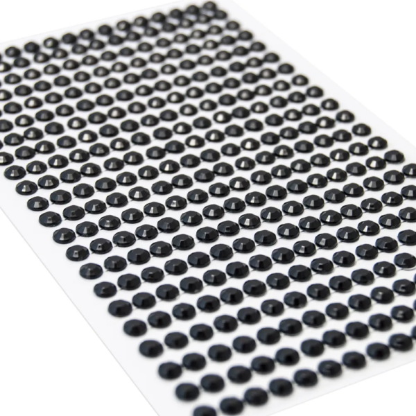 Halvperler Bling 5mm Sort 5288