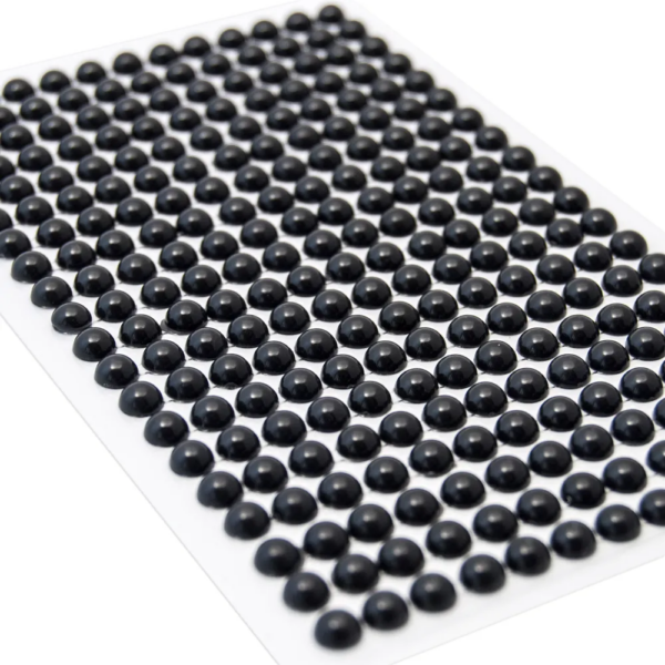 Halvperler Perle 6mm Sort 5295