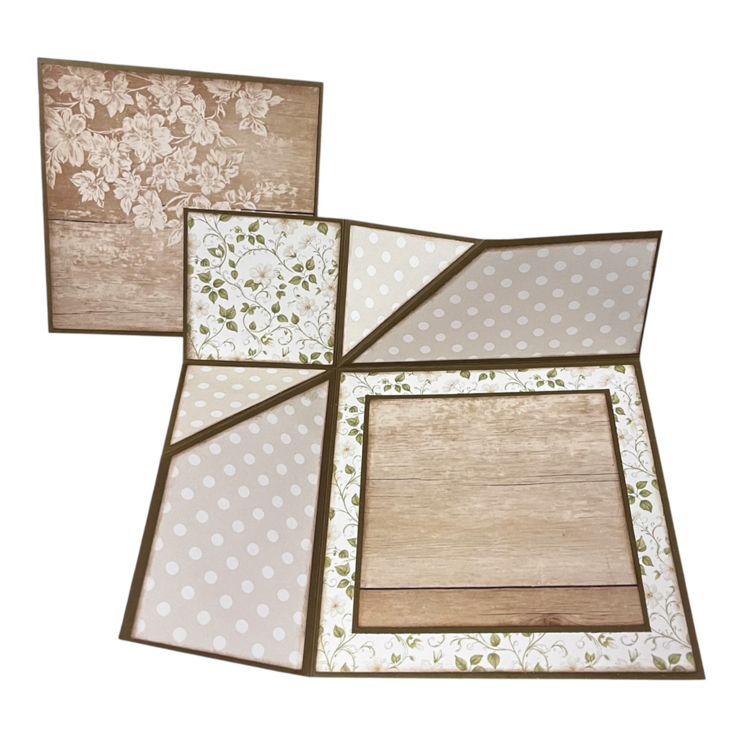 Kit 33 Kort med brettet hjørne - Dame på sykkel - Bilde 2