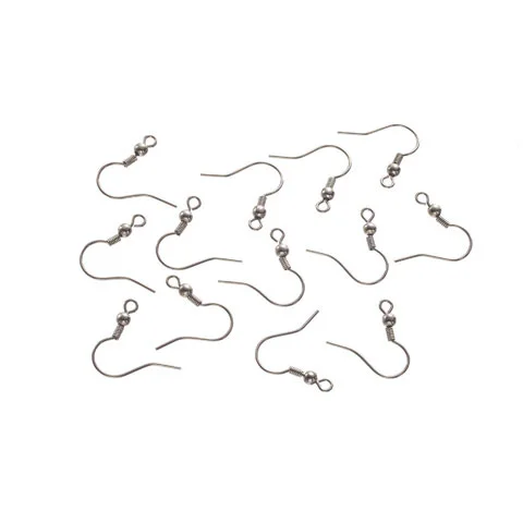 Darice Ørekrok fiskekroker 12 stk 25mm – Sølvfarget