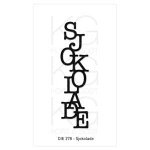Kort & Godt Dies - Sjokolade 2789 - Bilde 2