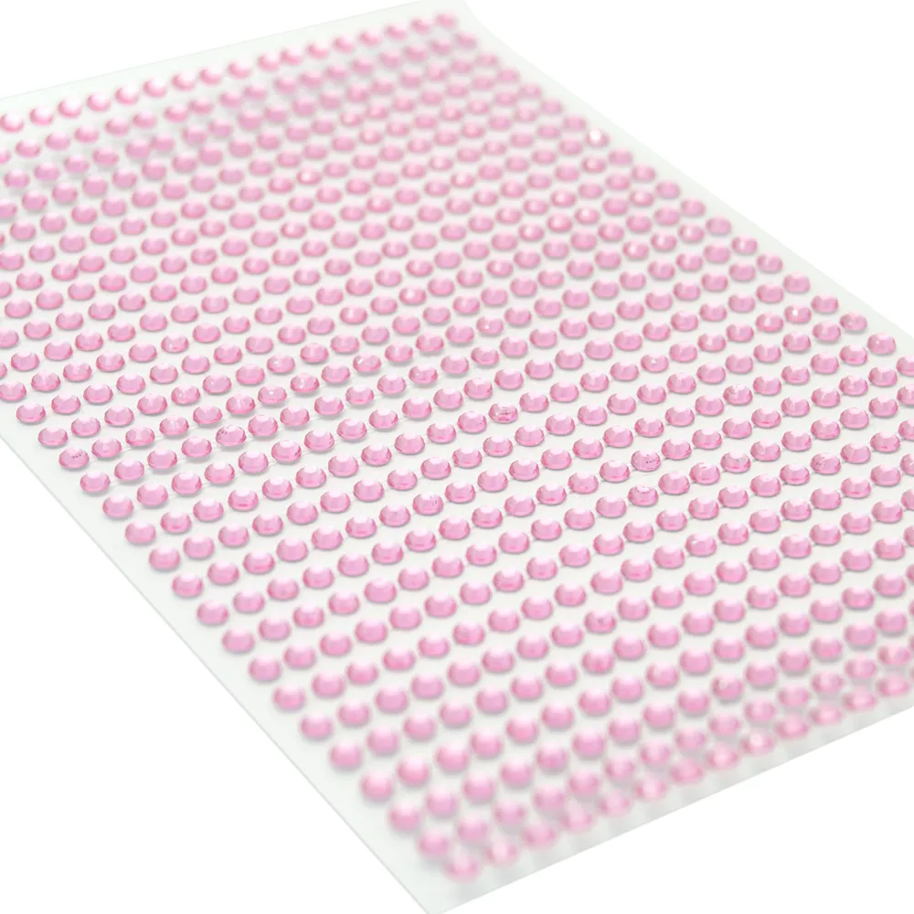 Halvperler Bling 3mm Rosa 0962 - Bilde 1
