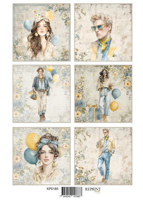 Reprint Summer Meadow Celebration - A4 Klippeark