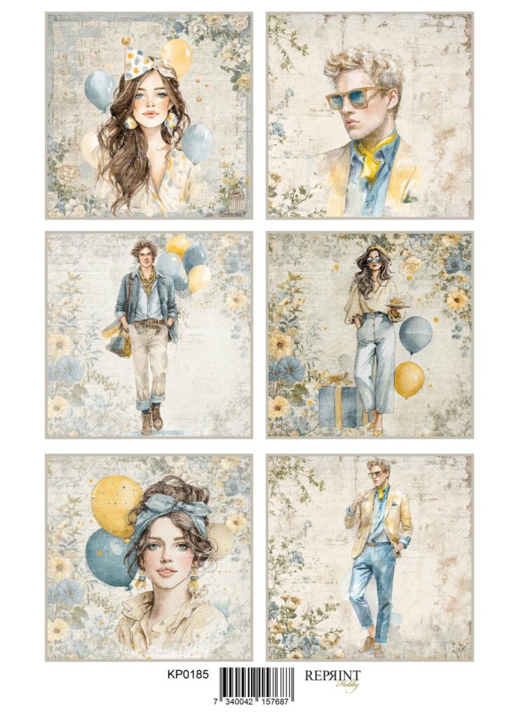 Reprint Summer Meadow Celebration - A4 Klippeark