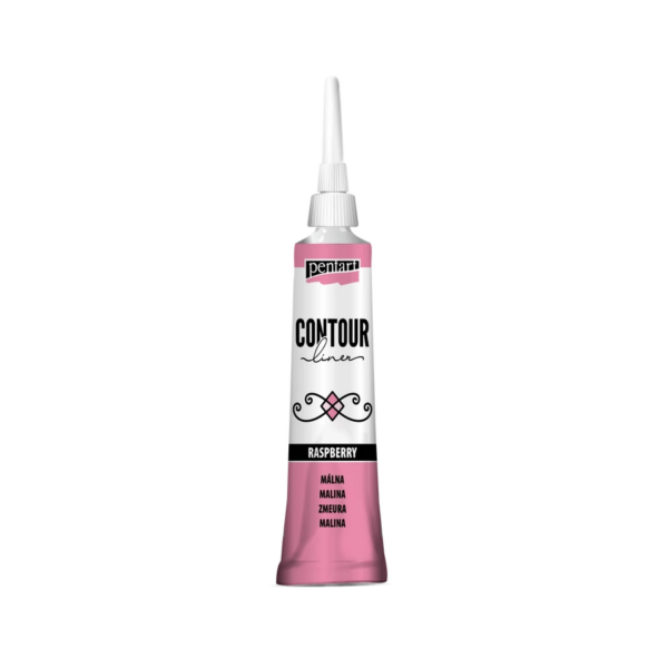 Pentart Contour liner 20 ml - Raspberry