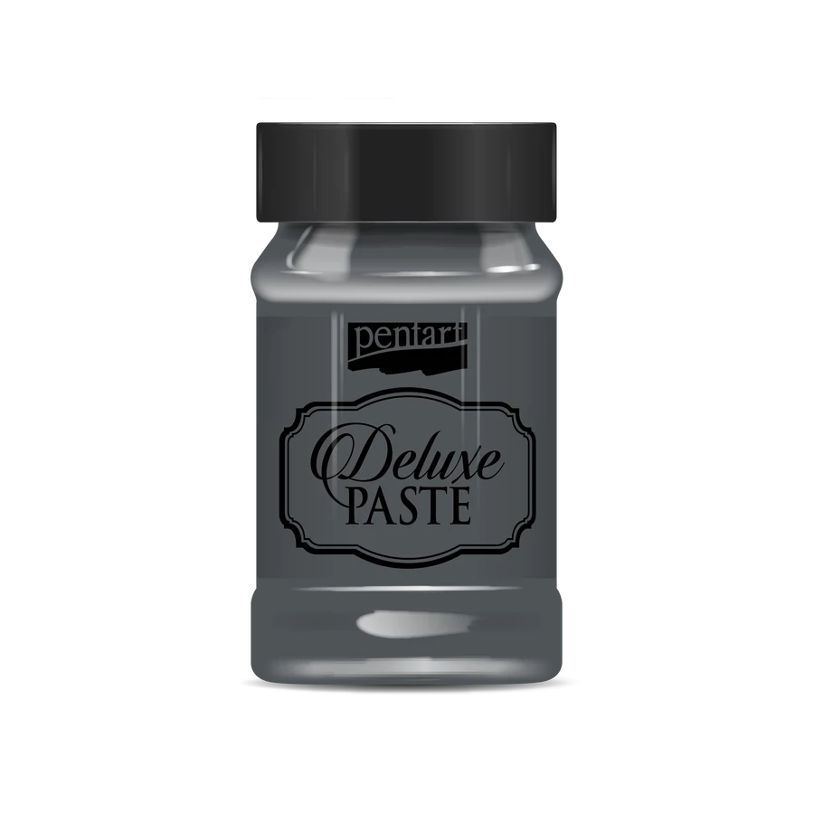 Pentart Deluxe paste 100 ml - Antharacit - Bilde 1