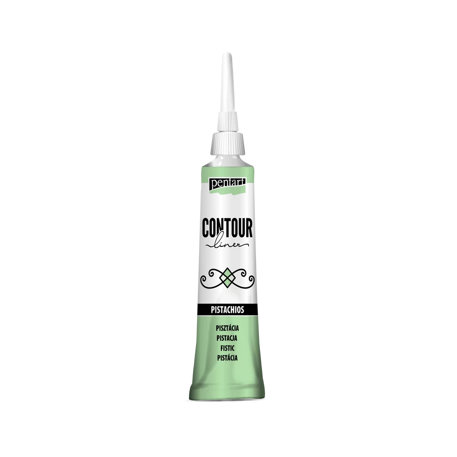Pentart Contour liner 20 ml - Pistachio - Bilde 1
