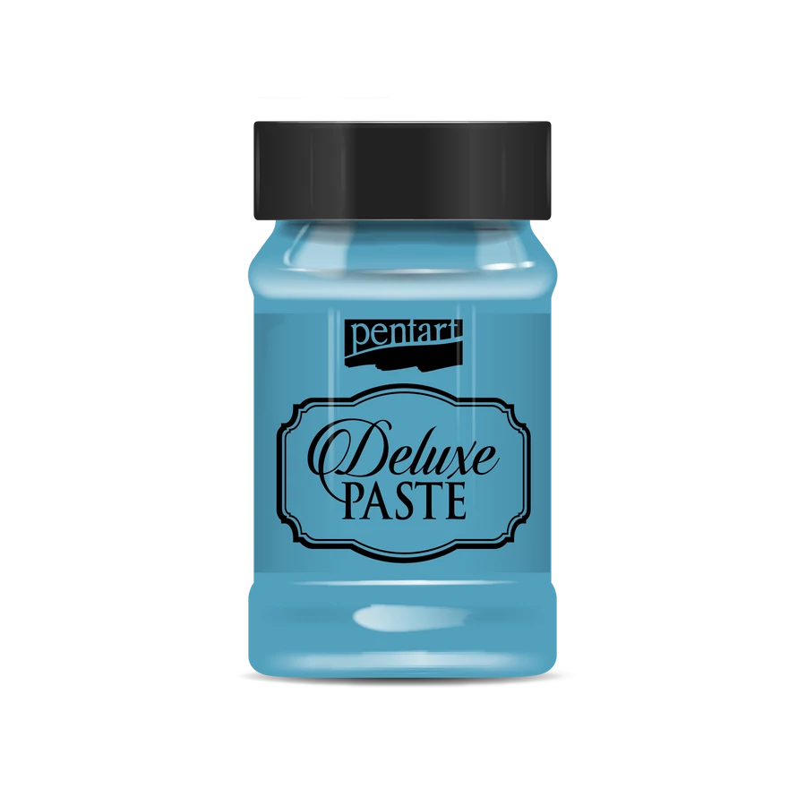 Pentart Deluxe paste 100 ml - Lagoon blue - Bilde 1