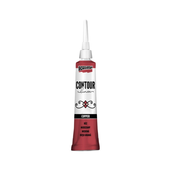 Pentart Contour liner 20 ml - Copper