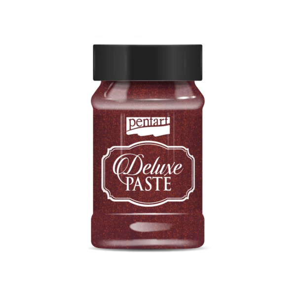 Pentart Deluxe paste 100 ml - Burgundy-gold