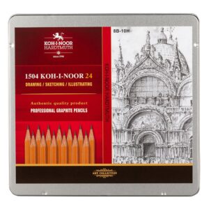 Koh-i-noor Blyantsett 8B-10H – 24st - Bilde 1